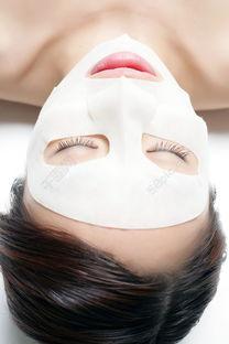 敷面膜图片生活照,美丽瞬间定格